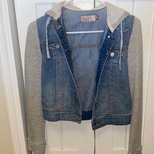 SO Jean hoodie jacket.